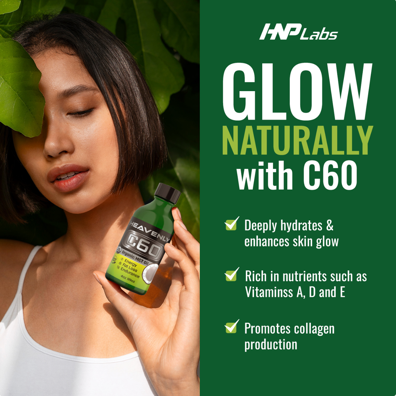 Heavenly C60 MCT Oil (Coconut Oil) – Antioxidant Support for Energy and Vitality