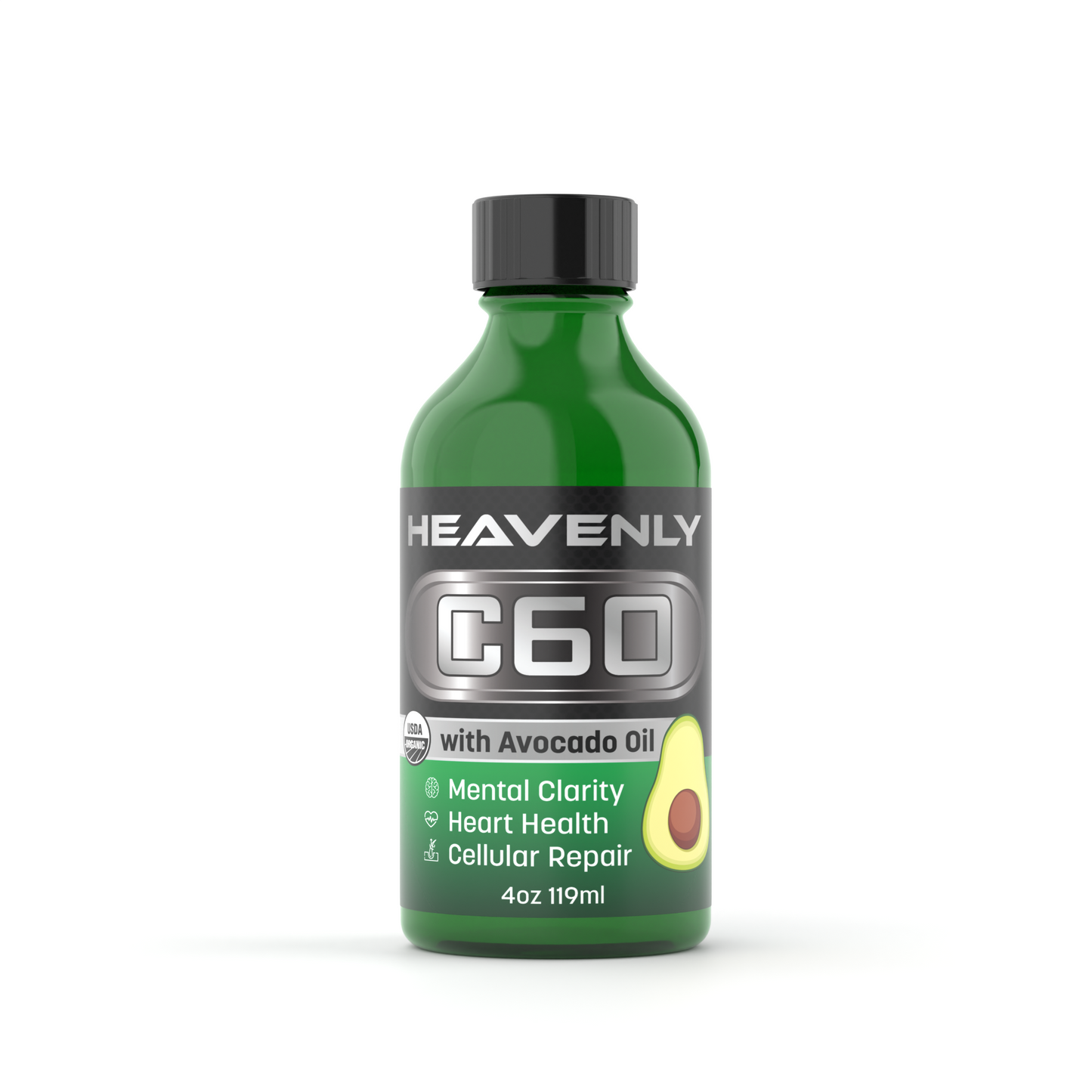 Heavenly C60 in Avocado Oil – Premium Quality Blend