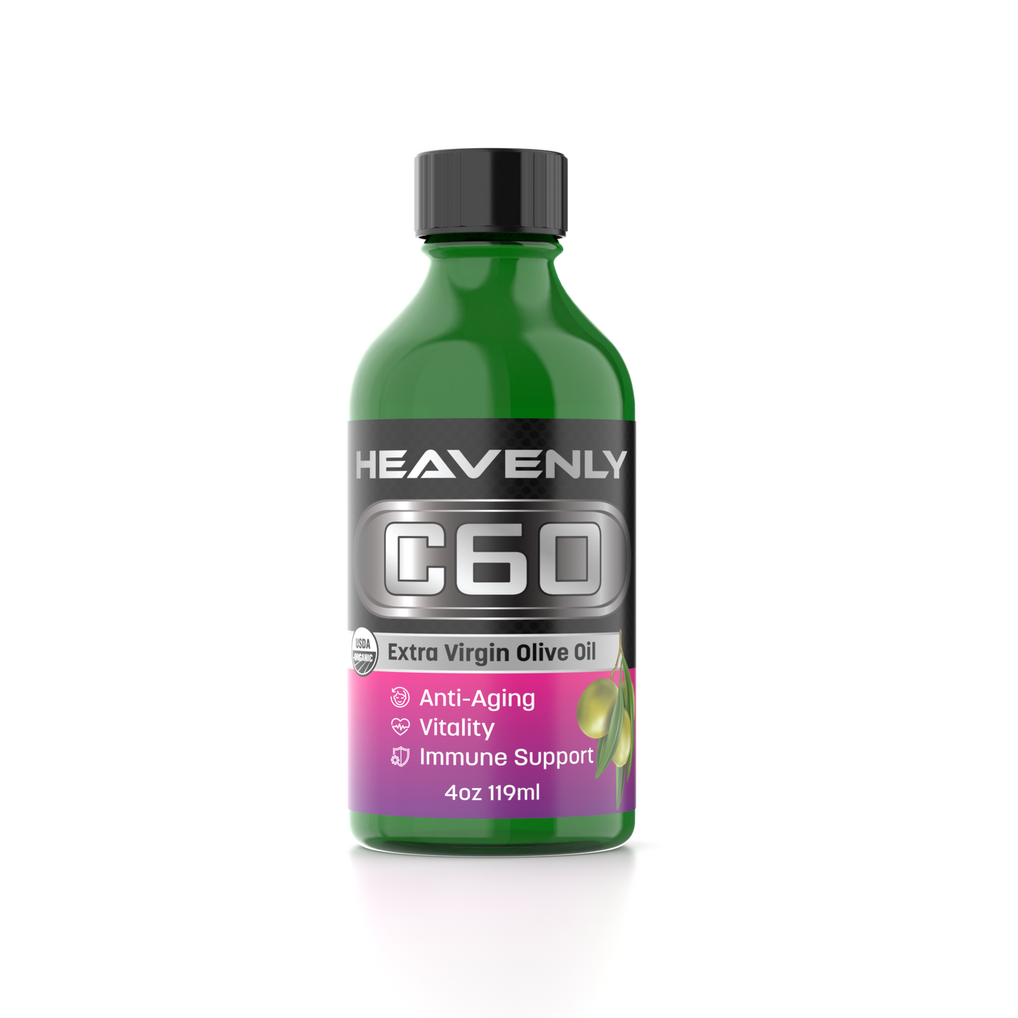 Heavenly C60 in Olive Oil – A Natural Blend for Everyday Wellness