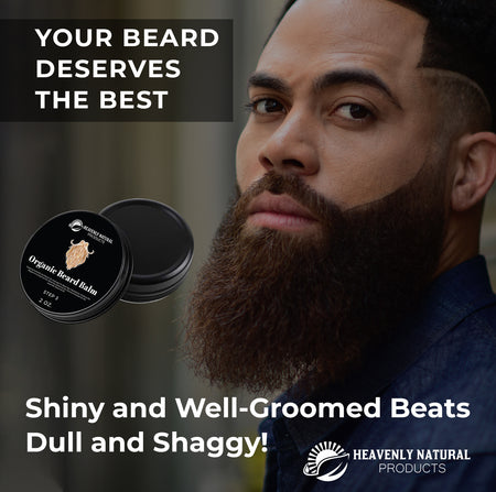 Beard Balm - All Natural 100% 2oz. - Heavenly Natural Products