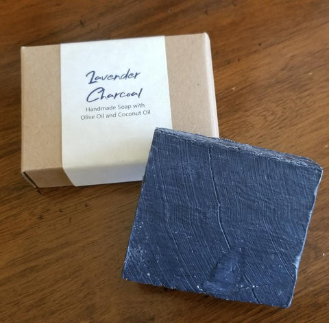 LAVENDER AND ACTIVATED CHARCOAL DETOXING SOAP BAR - Heavenly Natural Products
