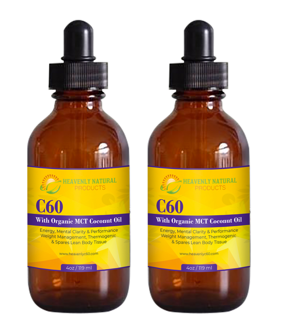 C60 MCT Thermogenic Oil (Buy 2 and Save) - Heavenly Natural Products
