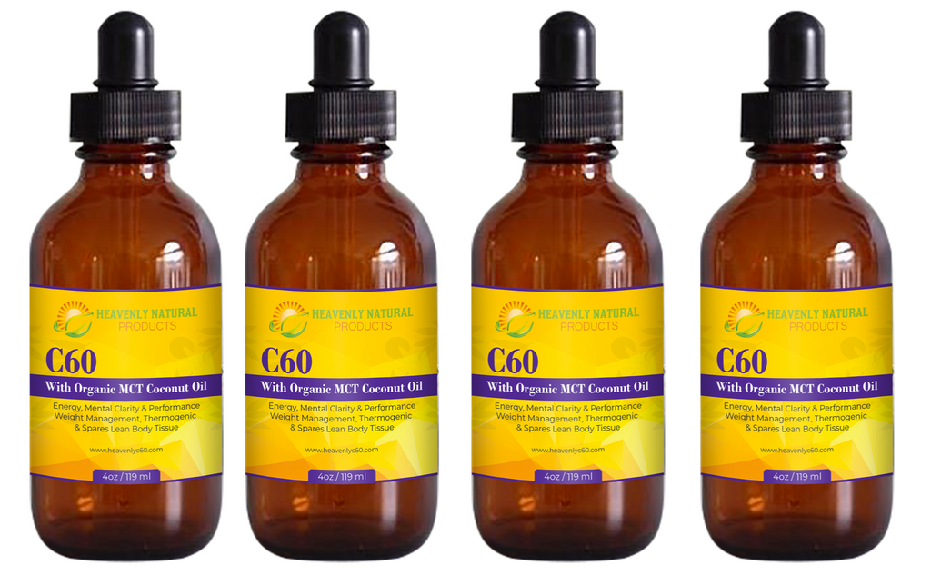 C60 MCT Thermogenic Oil (Buy 4 and Save) - Heavenly Natural Products
