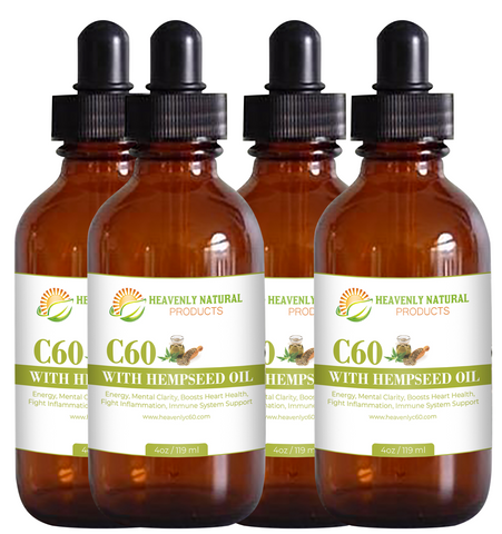 C60 HEMPSEED OIL (Buy 4 and Save) - Heavenly Natural Products